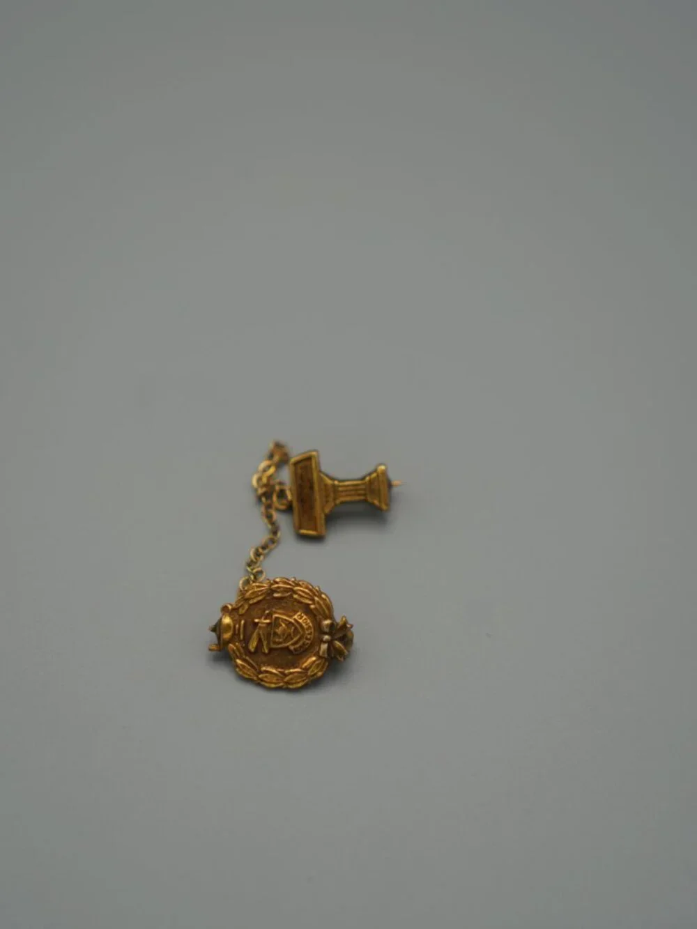 Vintage Mid Century Excelsior Tie Tack Lapel Pin-Gold Tone